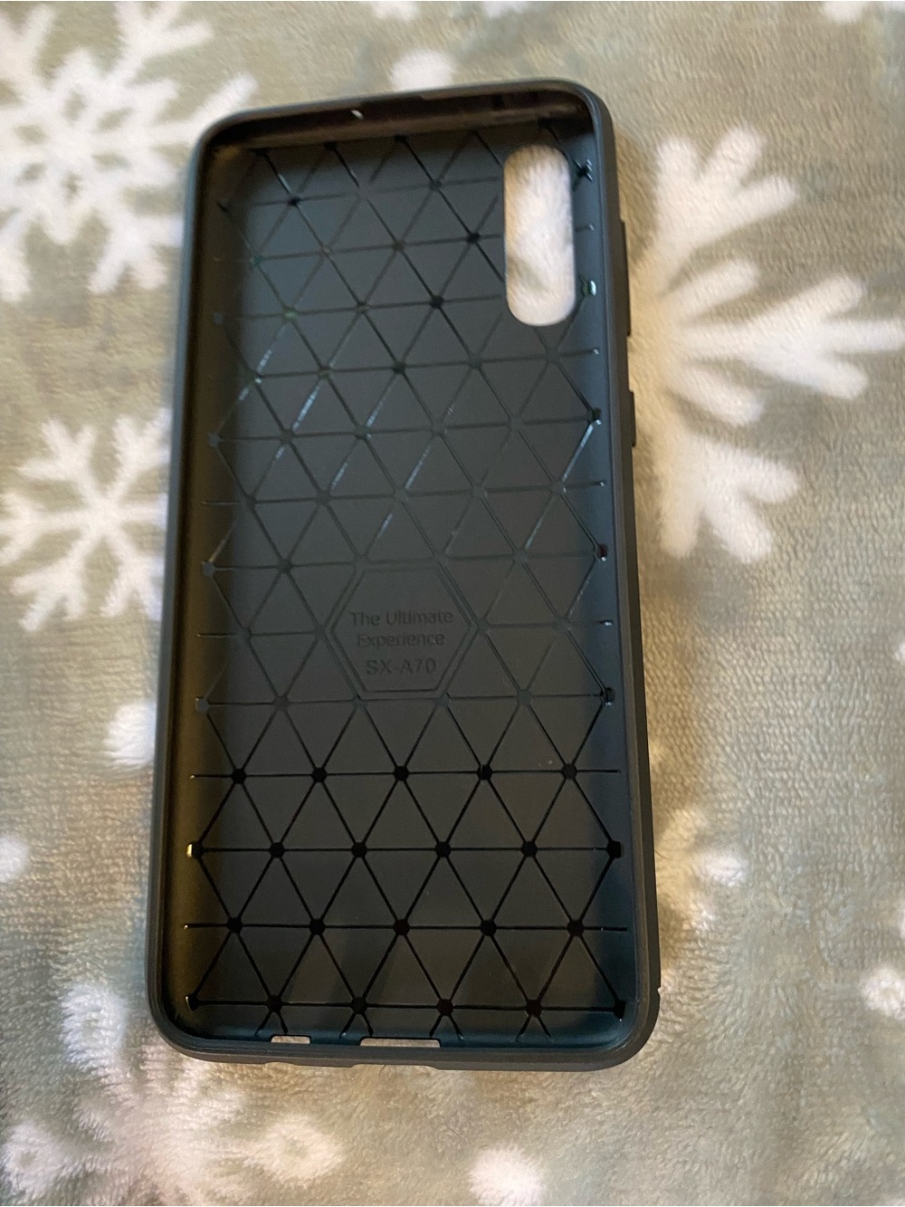 Black Protective Phone Case for Samsung Galaxy A70 - Slim Shock-Absorbent Cover